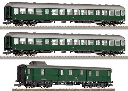 Set of 3 Passenger cars for suburban traffic<br /><a href='images/pictures/Roco/64019.jpg' target='_blank'>Full size image</a>